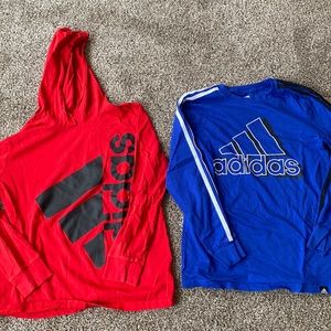 Boys long sleeve adidas tops